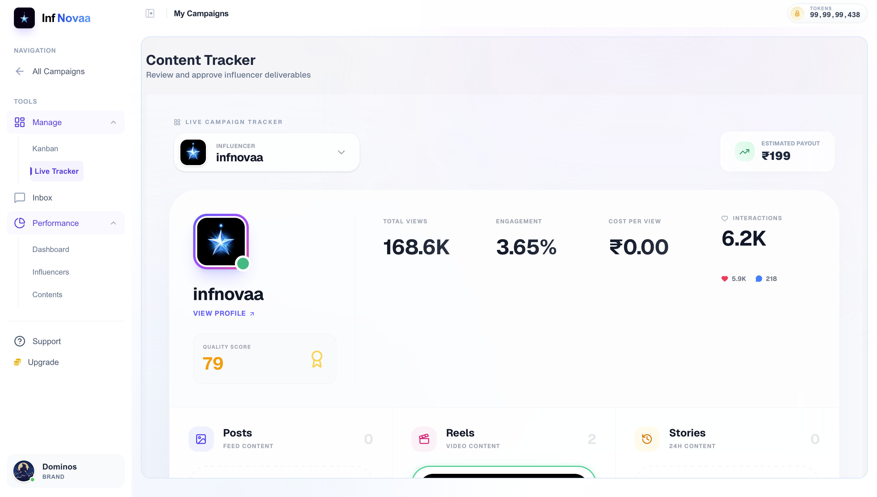 Marketing Platform Dashboard